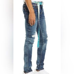 NWT Cult Of I individuality Punk Belted super skinny 👖